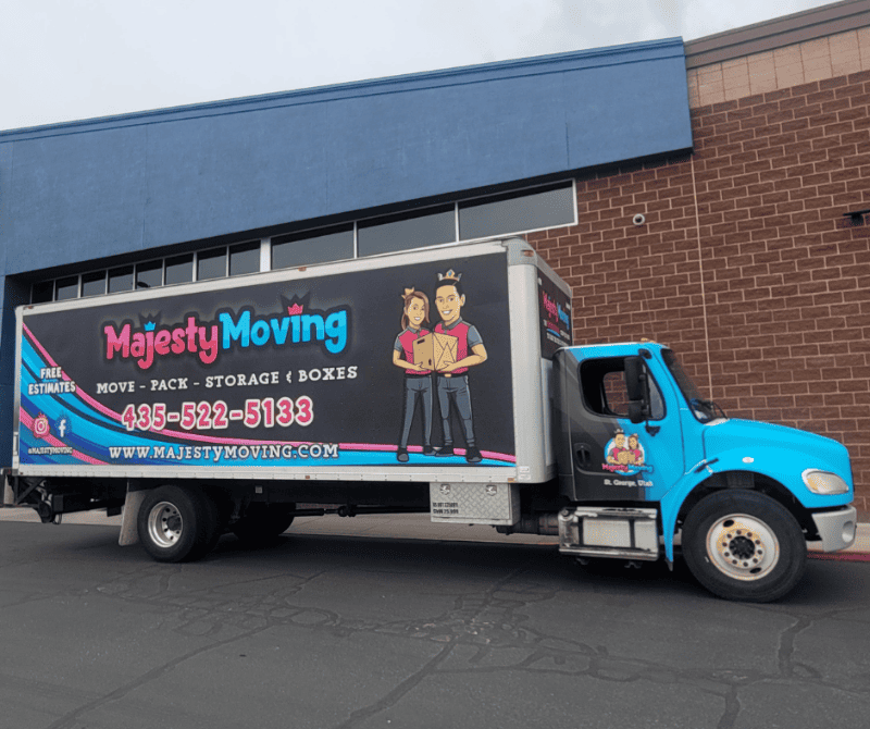 majesty moving truck ready for moving