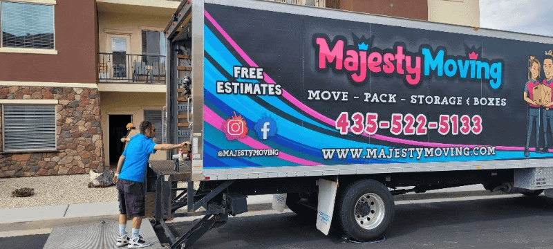 majesty moving truck